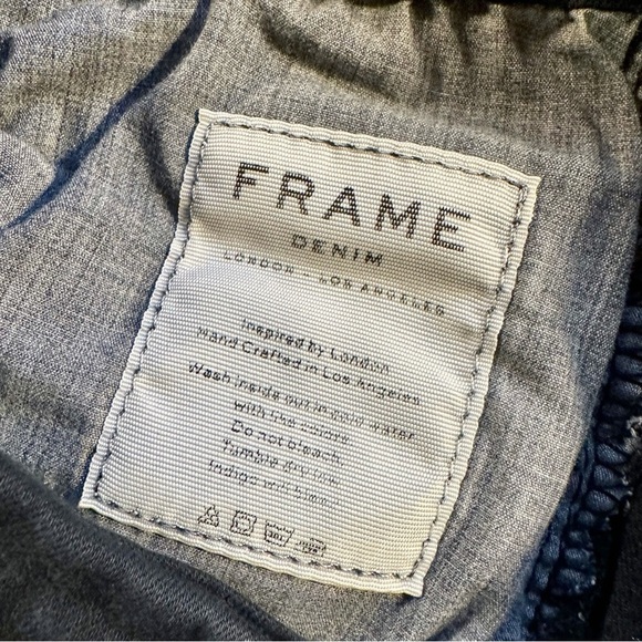 FRAME Denim Black ‘Ali’ High-Rise Skinny Jeans Size 24 ASO Jennie Kim - Picture 4 of 16